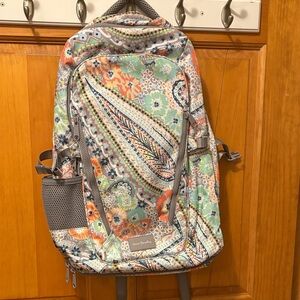 Vera Bradley Lay Flat backpack  in Citrus Paisley Reactive material.